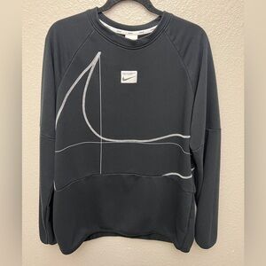 Nike Men's Black Crewneck Sweater